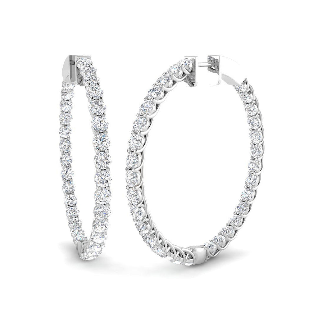 SE2983A — Earrings - 9k White Gold
