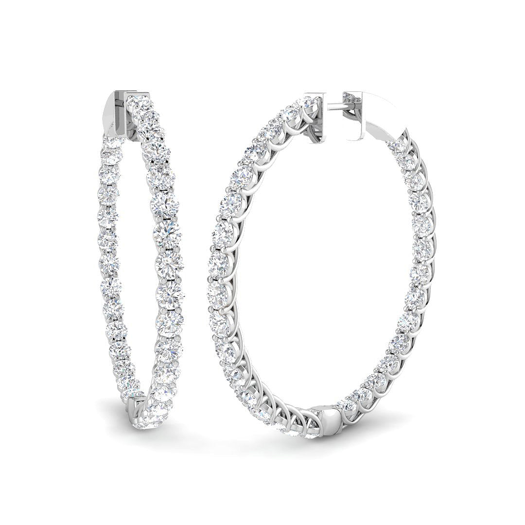 SE2983A — Earrings - 9k White Gold