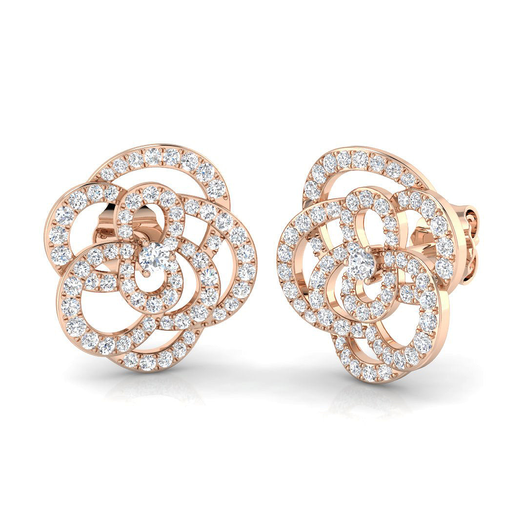 SE3738 — Earrings - 9k Rose Gold