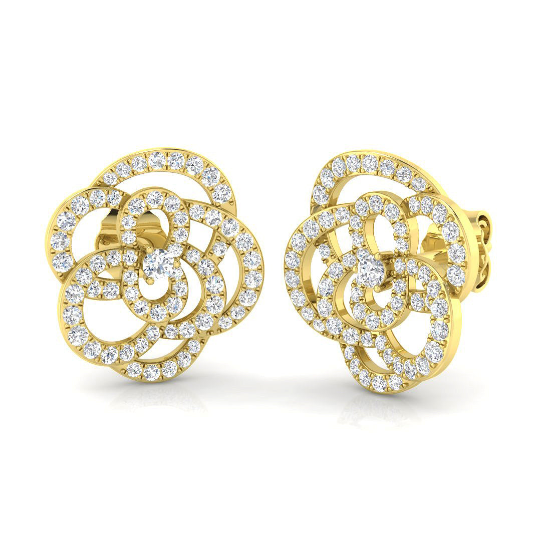 SE3738 — Earrings - 9k Yellow Gold