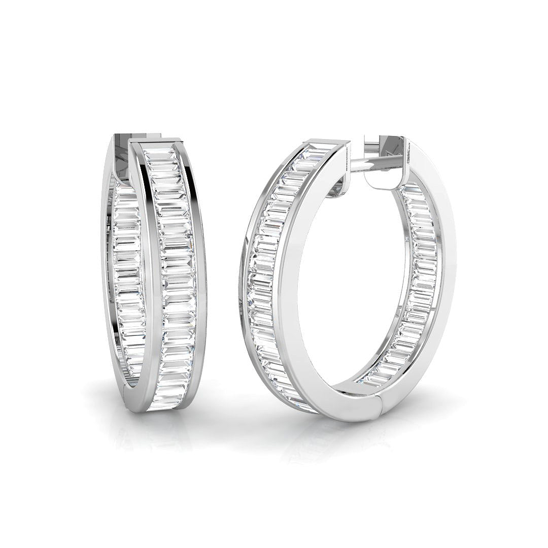 SE4070 — Earrings - 9k White Gold