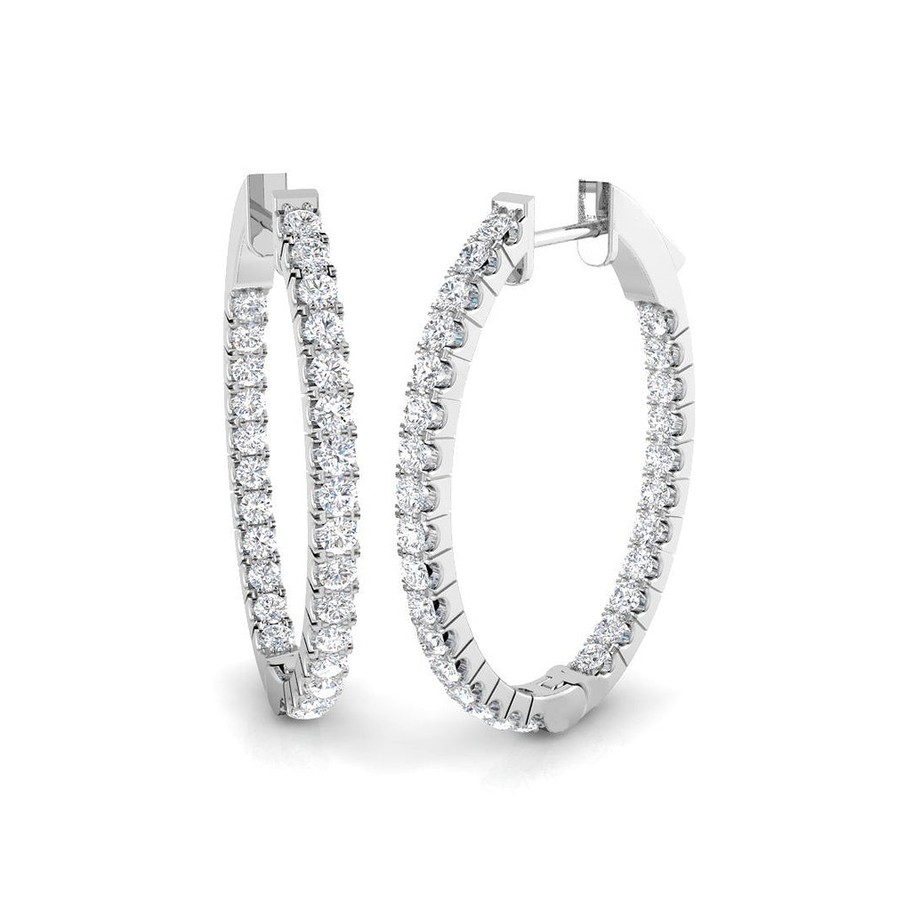 SE4075 — Earrings - 9k White Gold