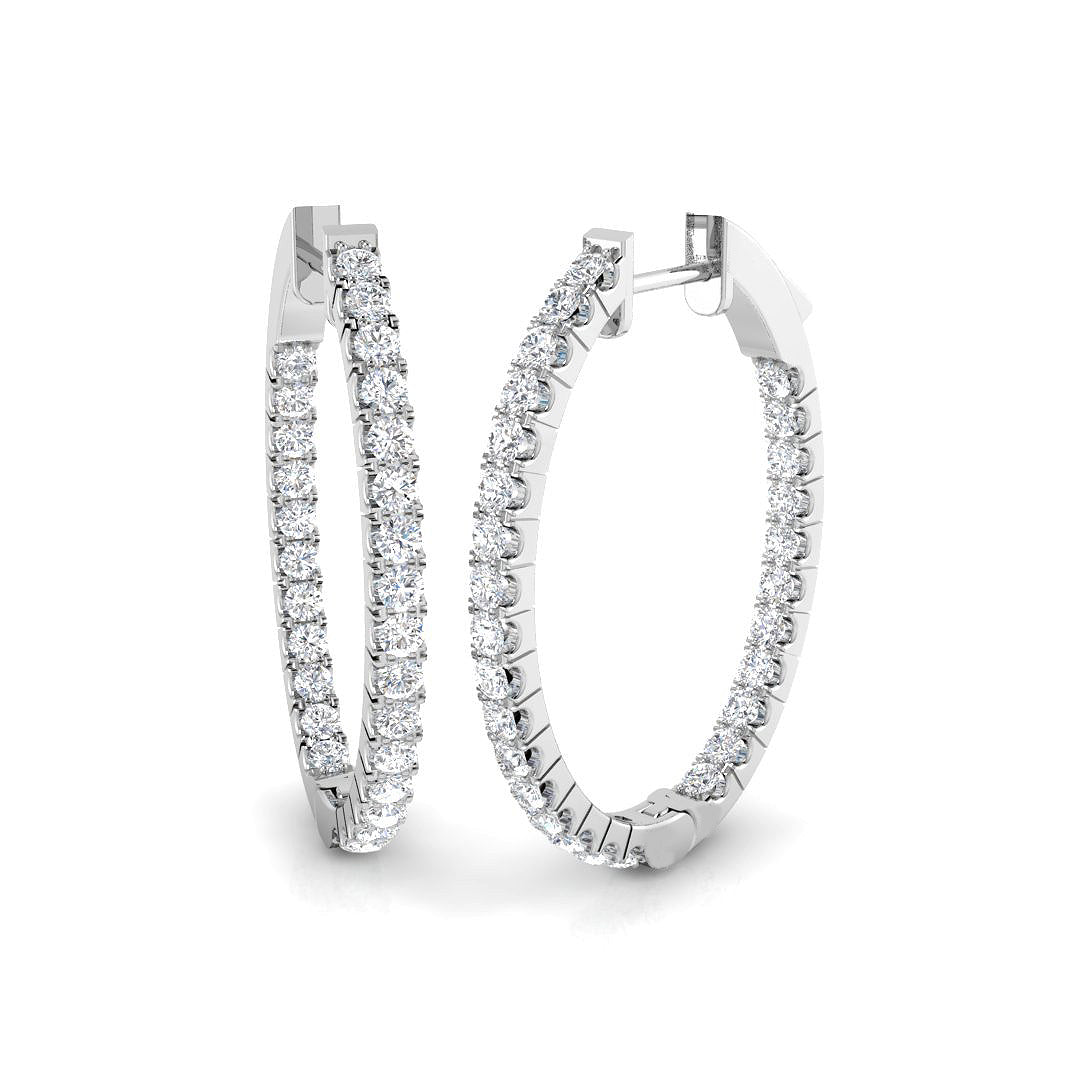 SE4075 — Earrings - 9k White Gold