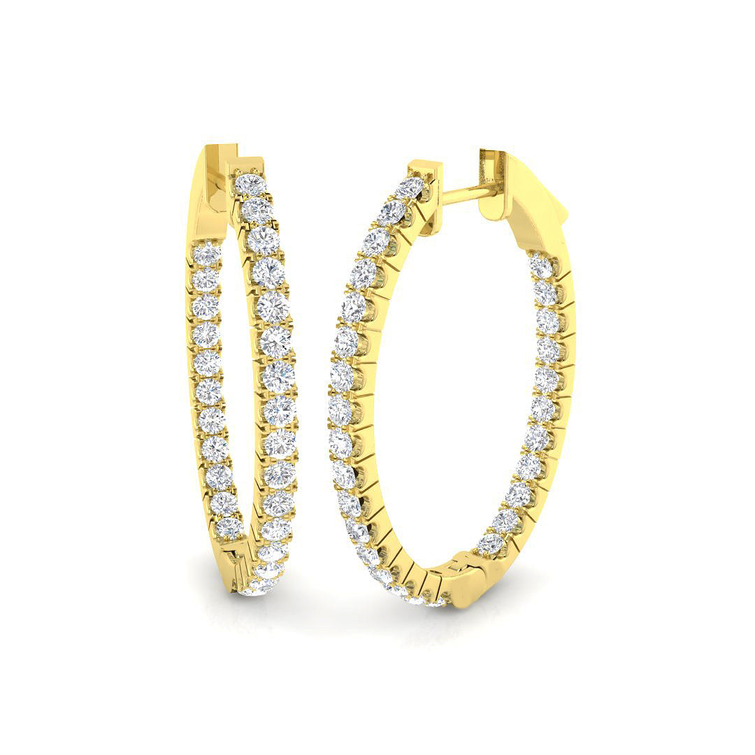 SE4075 — Earrings - 9k Yellow Gold
