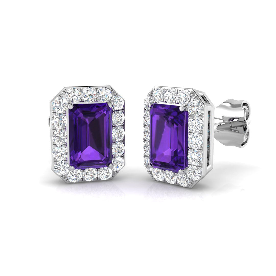 SE4077 — Earrings - 9k White Gold