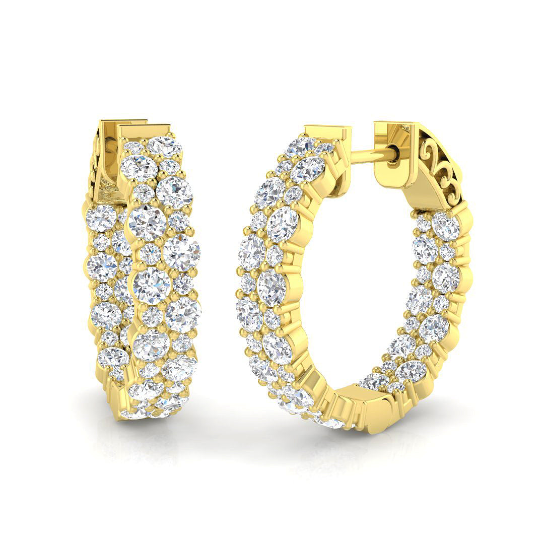 SE4276 — Earrings - 9k Yellow Gold