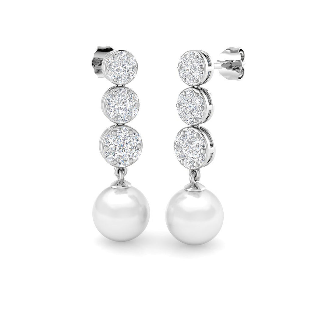 SE4280 — Earrings - 9k White Gold