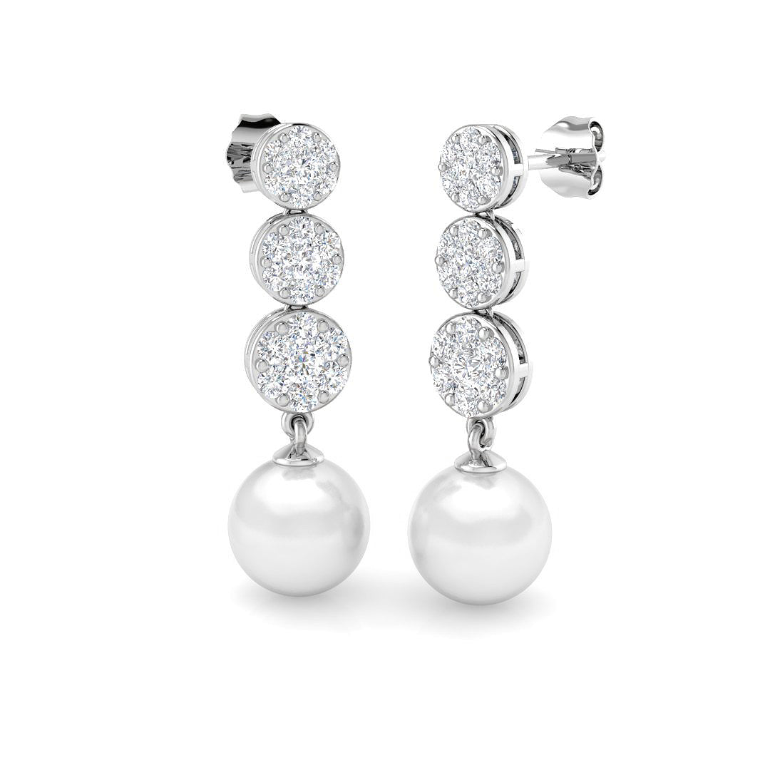 SE4280 — Earrings - 9k White Gold