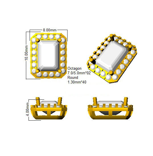 SE4321 — Earrings - 9k Yellow Gold detail