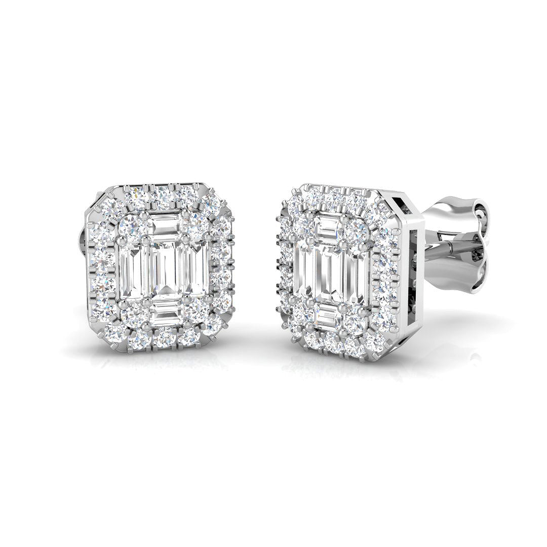 SE4346 — Earrings - 9k White Gold