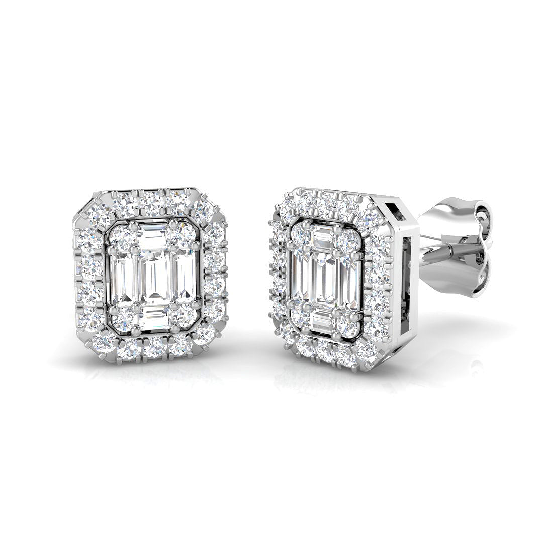 SE4346 — Earrings - 9k White Gold