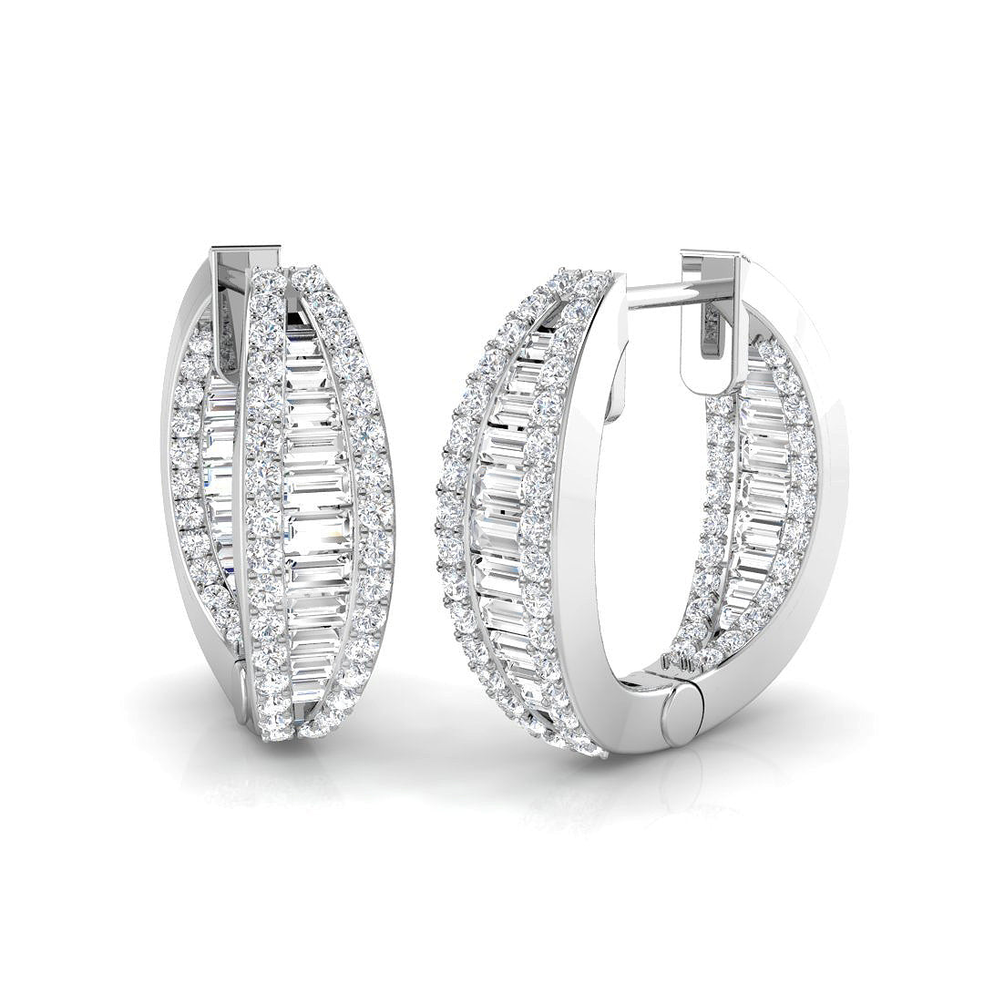 SE4369 — Earrings - 9k White Gold