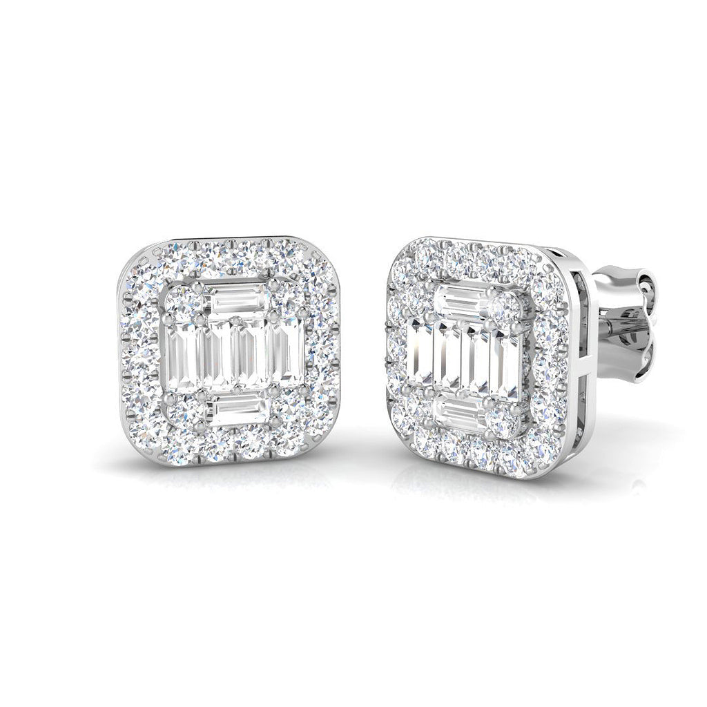 SE4509 — Earrings - 9k White Gold