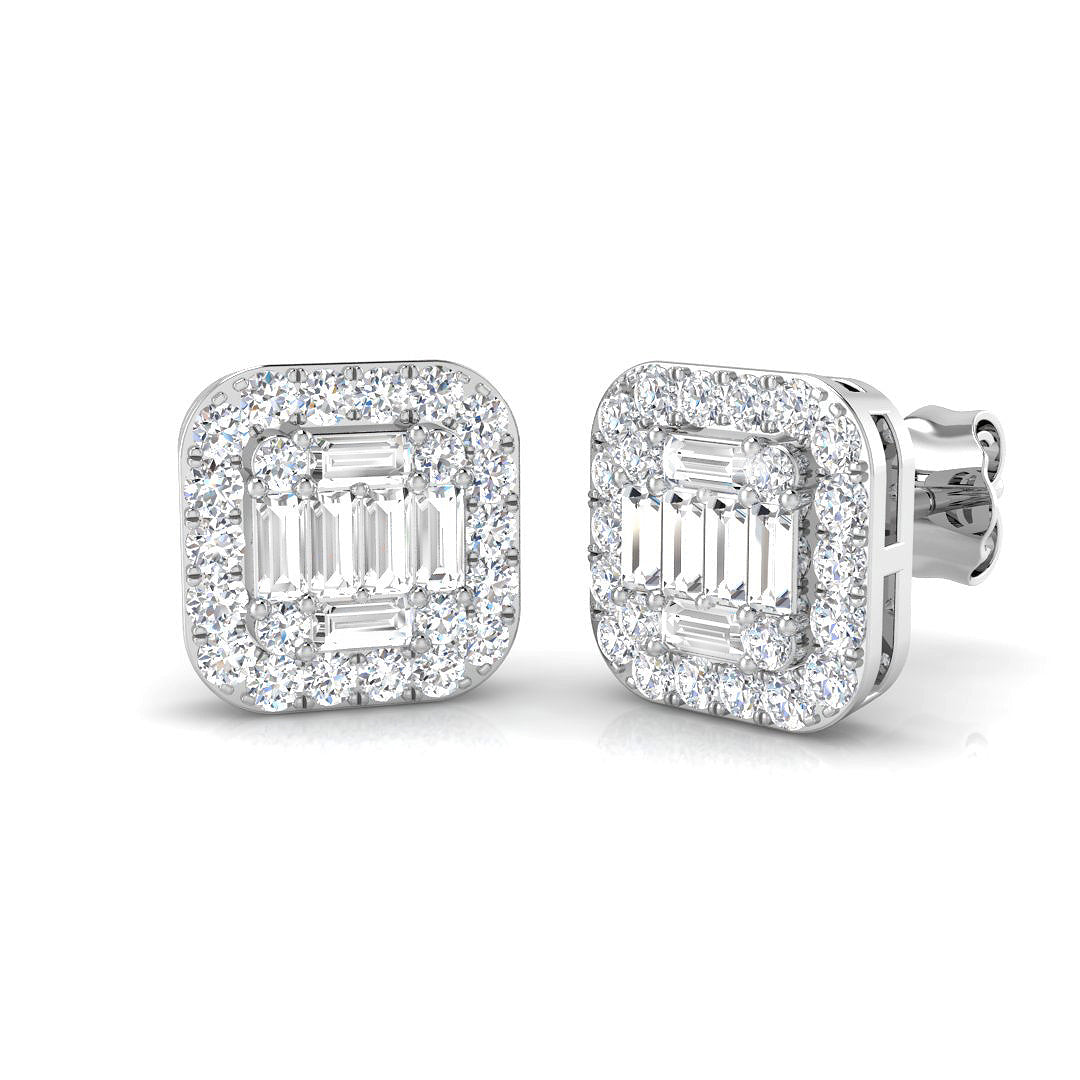 SE4509 — Earrings - 9k White Gold