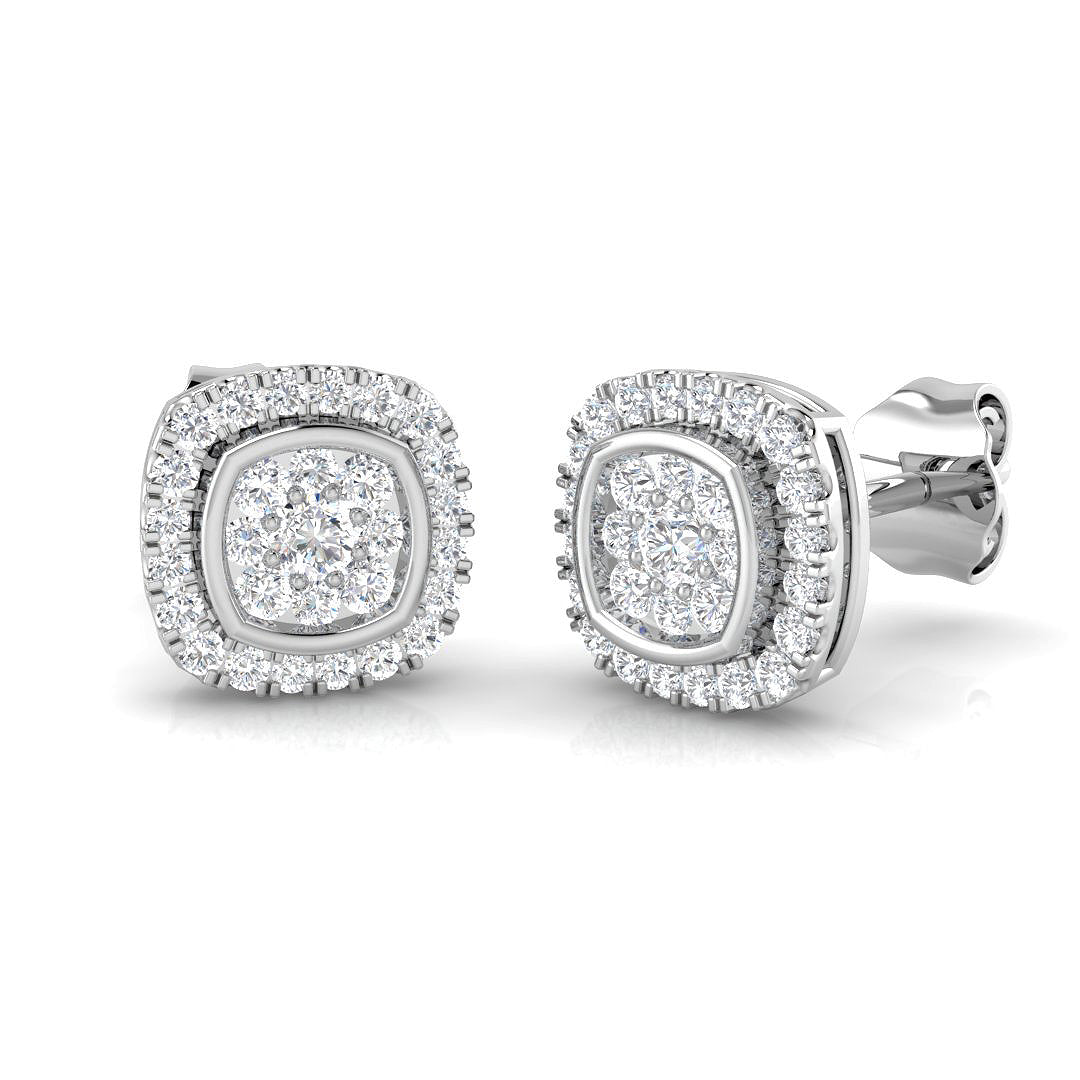 SE4523 — Earrings - 9k White Gold