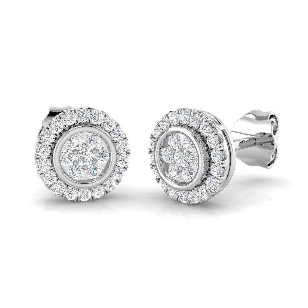 SE4524 — Earrings - 9k White Gold