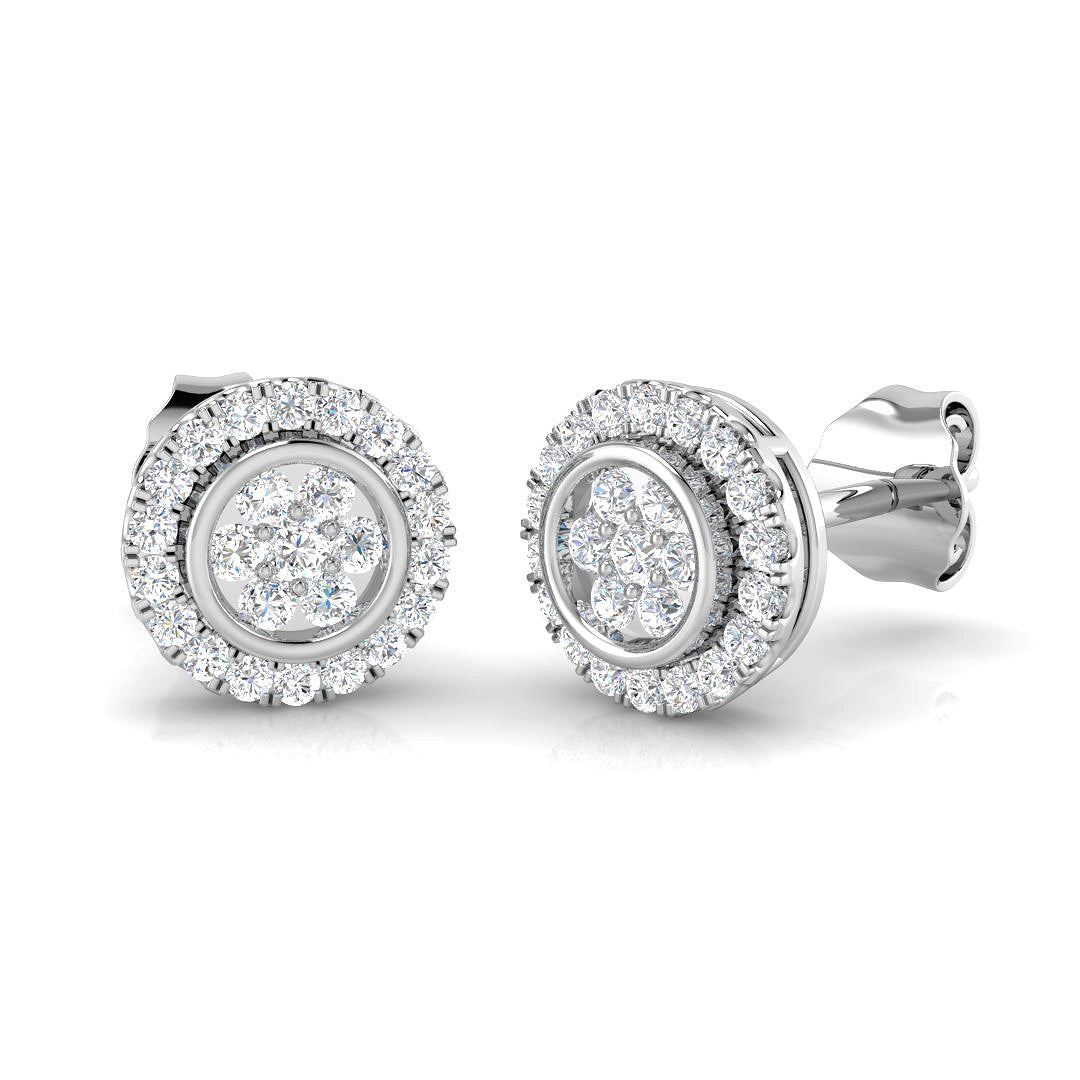 SE4524 — Earrings - 9k White Gold