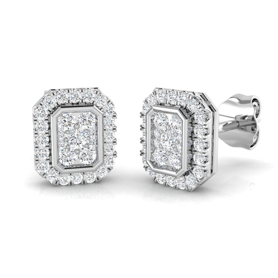 SE4526 — Earrings - 9k White Gold
