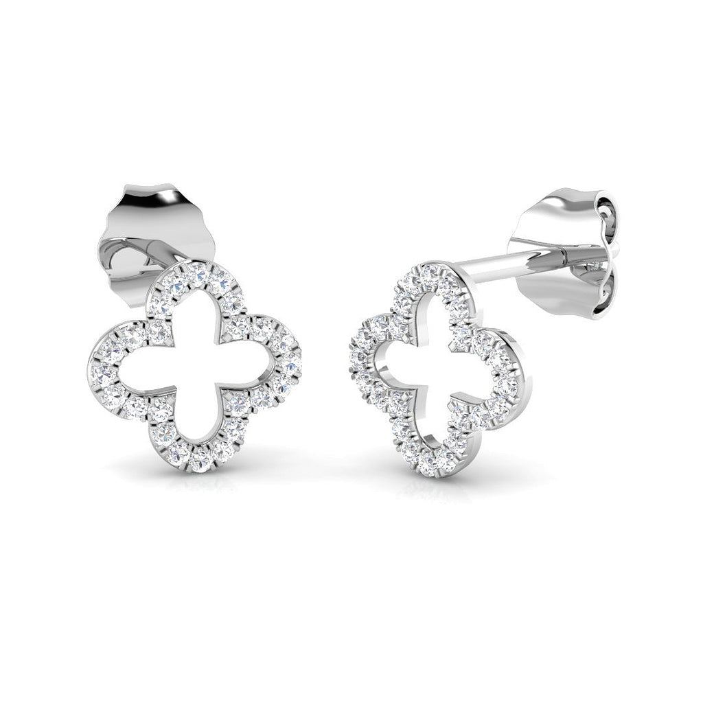 SE4529 — Earrings - 9k White Gold