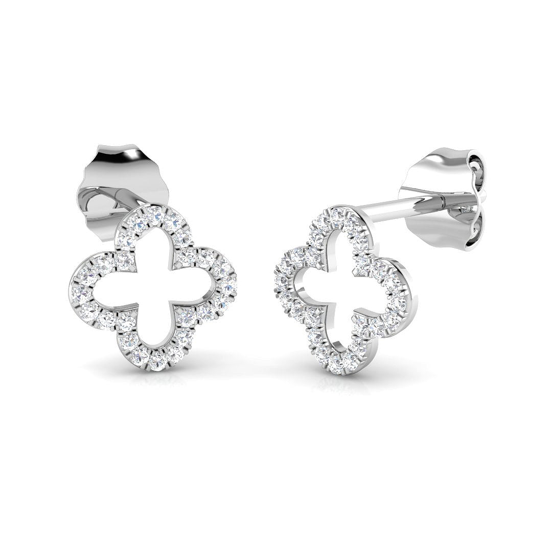 SE4529 — Earrings - 9k White Gold