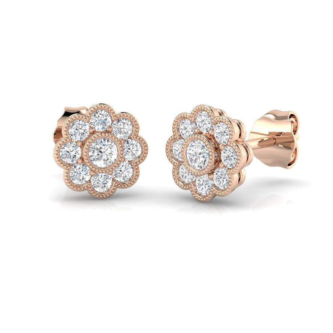SE4535 — Earrings - 9k Rose Gold