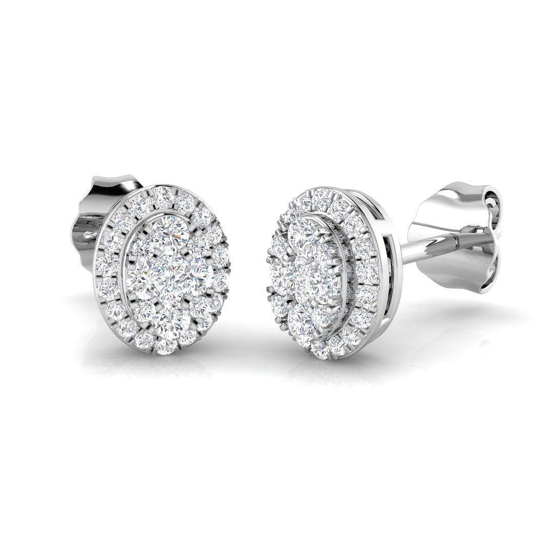 SE4540 — Earrings - 9k White Gold