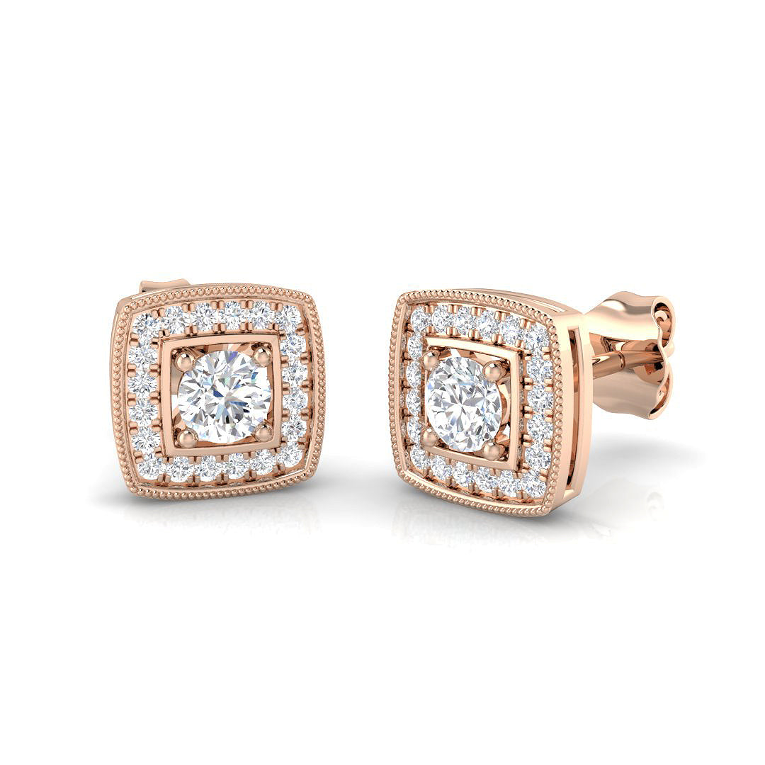 SE4543 — Earrings - 9k Rose Gold