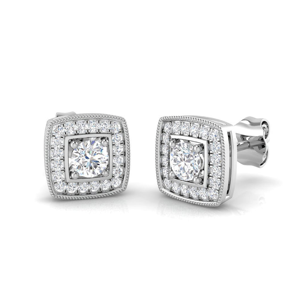 SE4543 — Earrings - 9k White Gold
