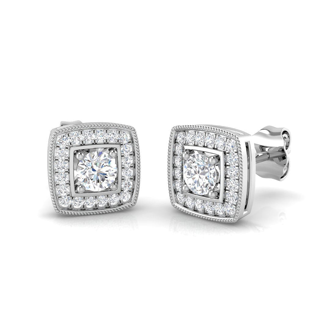 SE4543 — Earrings - 9k White Gold