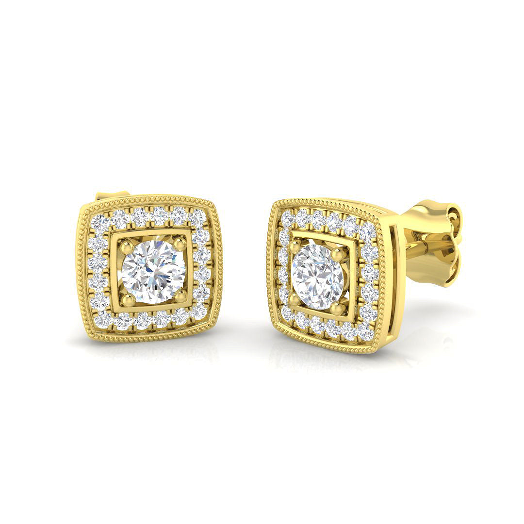 SE4543 — Earrings - 9k Yellow Gold