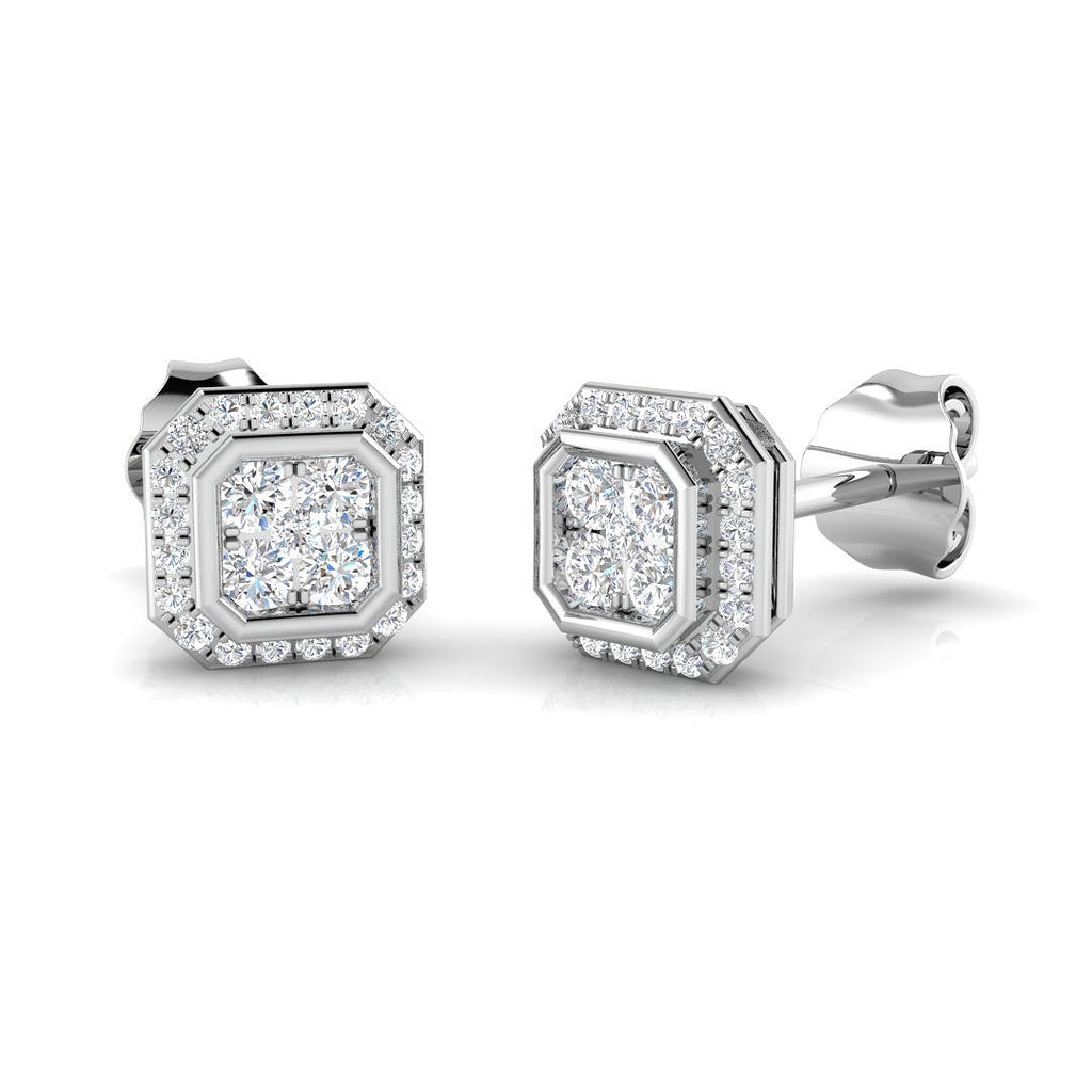 SE4544 — Earrings - 9k White Gold