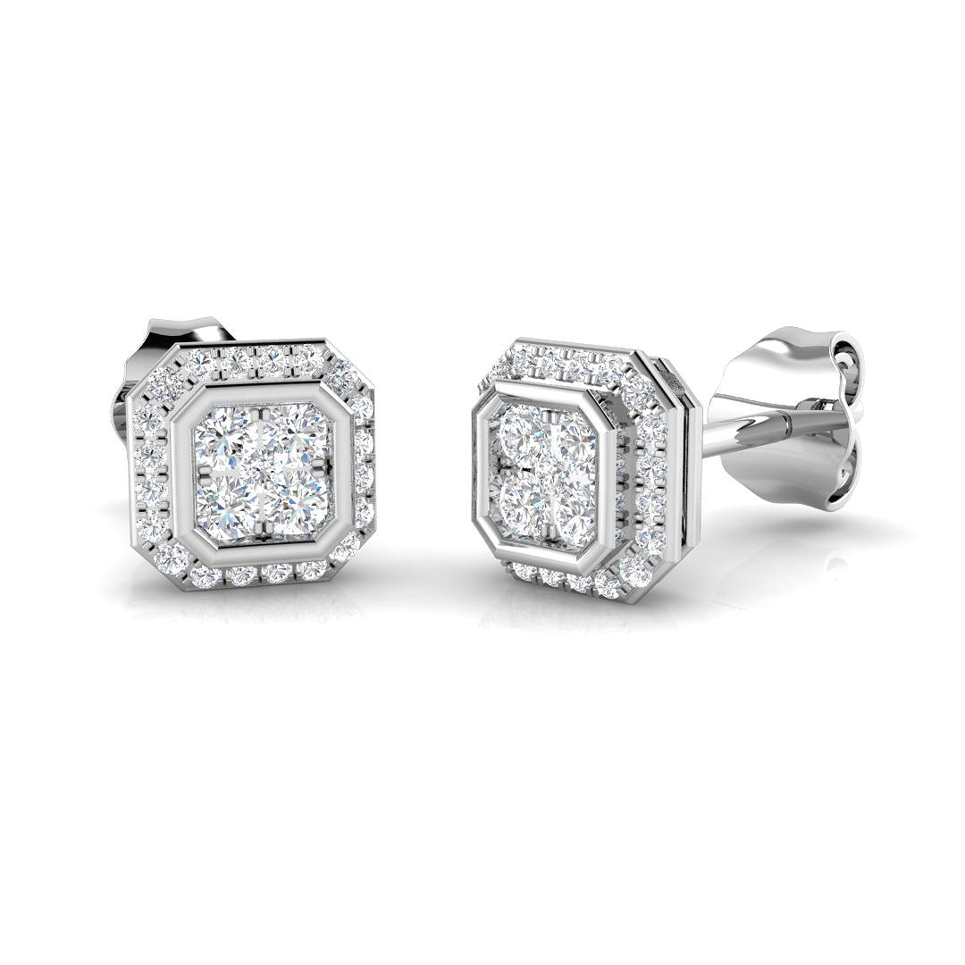 SE4544 — Earrings - 9k White Gold