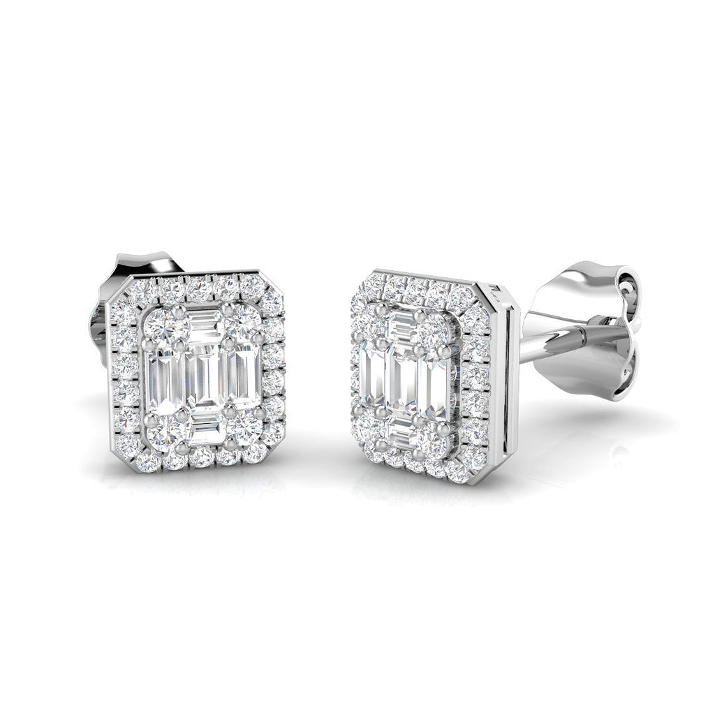 SE4545 — Earrings - 9k White Gold