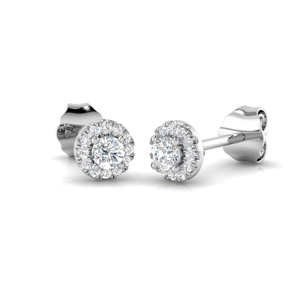 SE4553 — Earrings - 9k White Gold