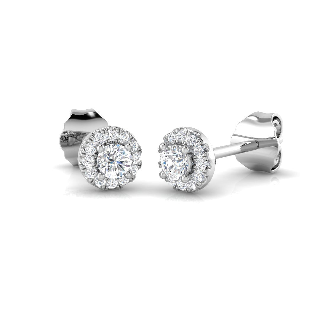 SE4553 — Earrings - 9k White Gold