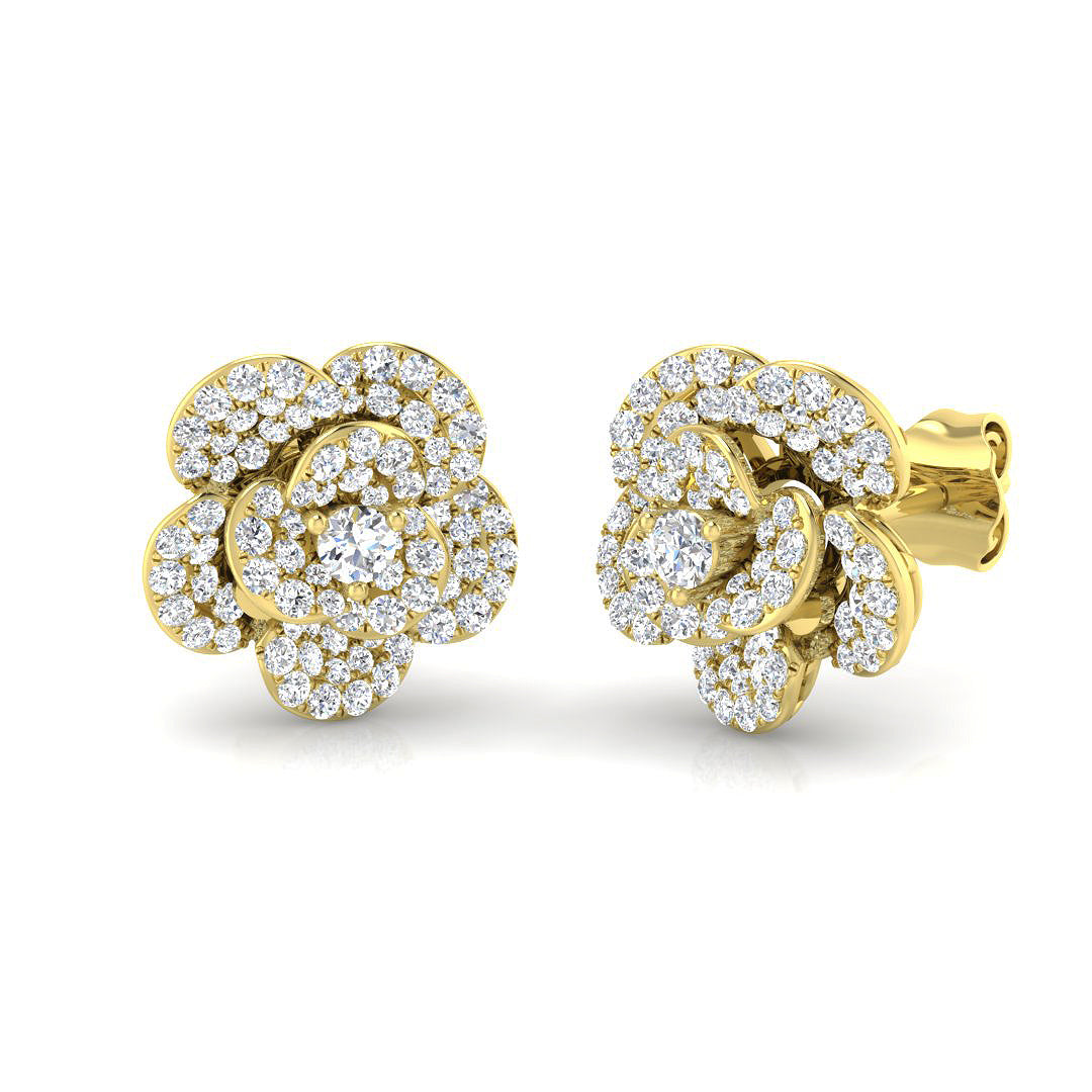 SE4563 — Earrings - 9k Yellow Gold