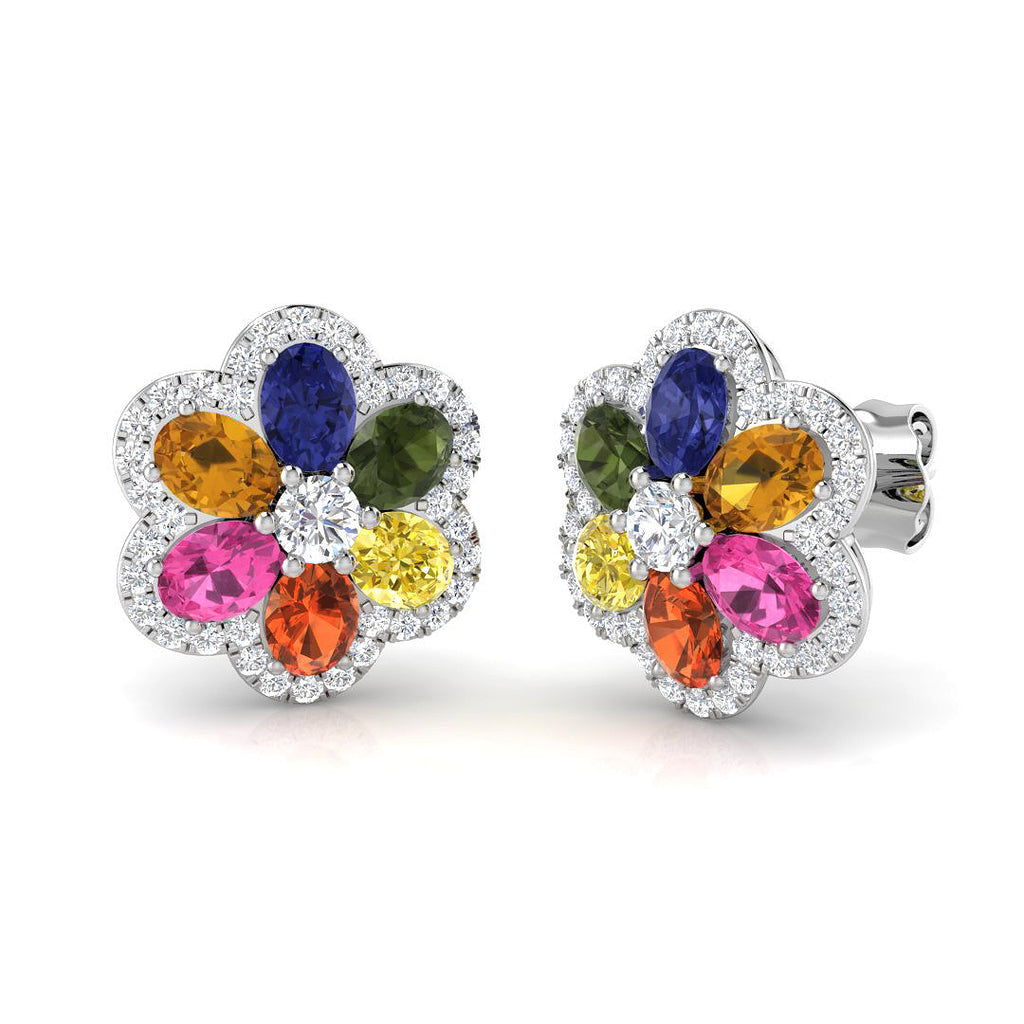 SE4566 — Earrings - 9k White Gold