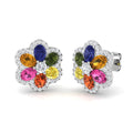 SE4566 — Earrings - 9k White Gold