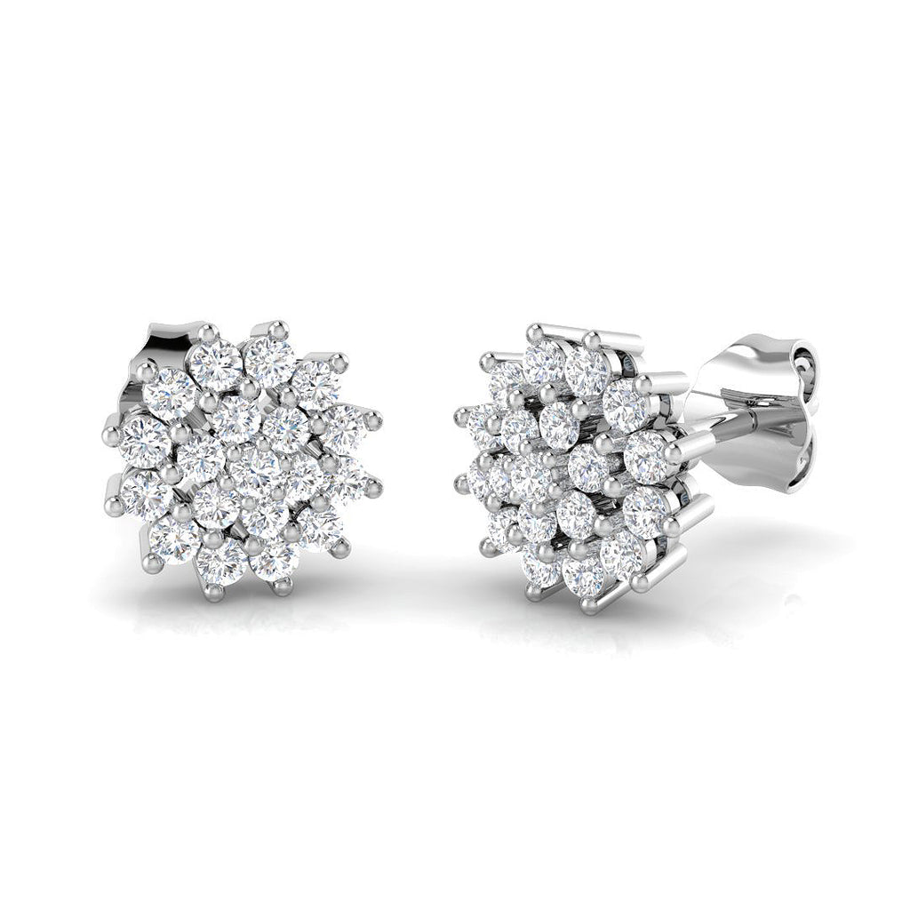 SE4569 — Earrings - 9k White Gold