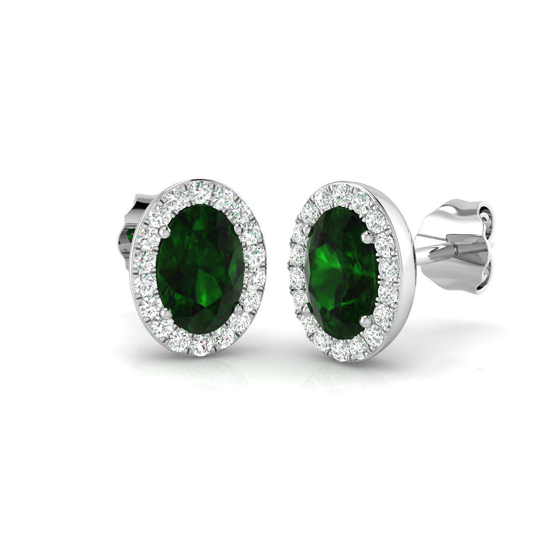 SE4572A — Earrings - 9k White Gold