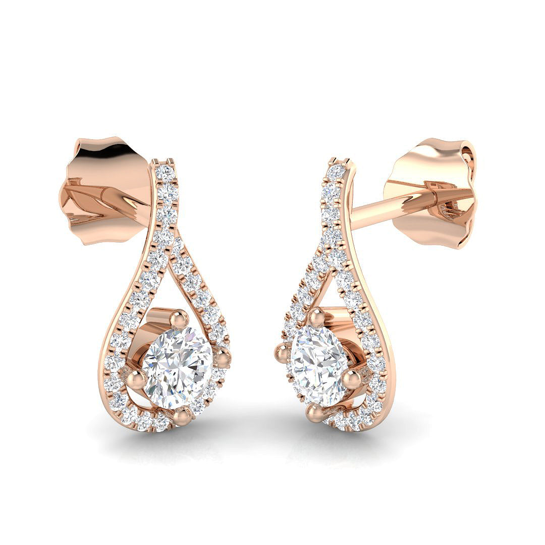 SE4575 — Earrings - 9k Rose Gold