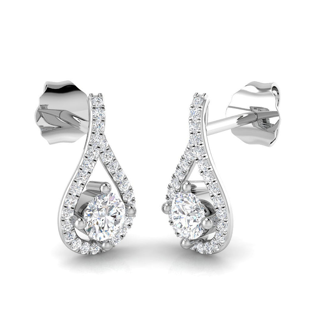 SE4575 — Earrings - 9k White Gold