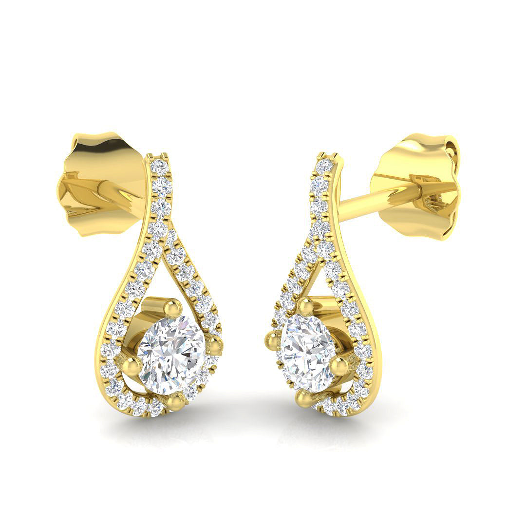 SE4575 — Earrings - 9k Yellow Gold