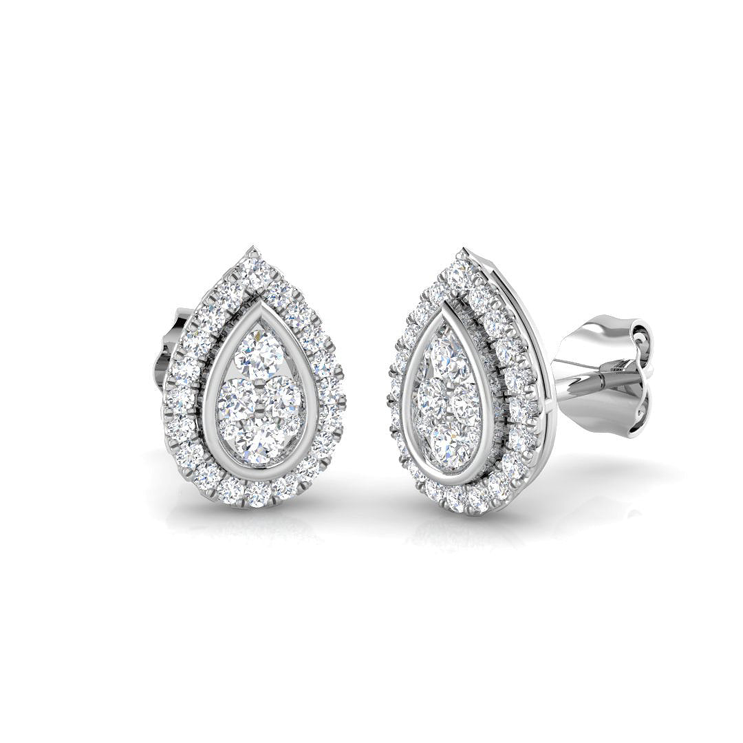 SE4578 — Earrings - 9k White Gold