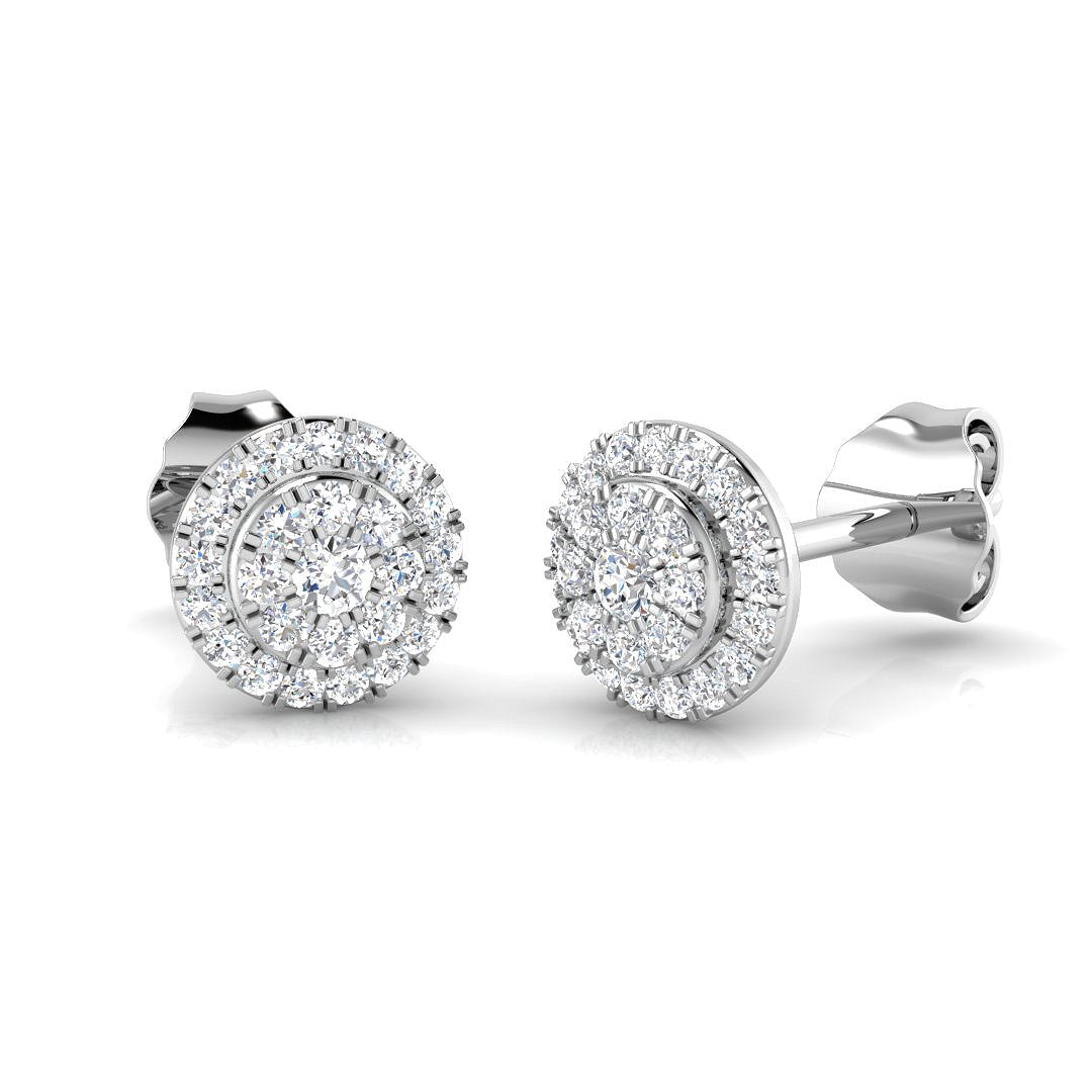 SE4584 — Earrings - 9k White Gold