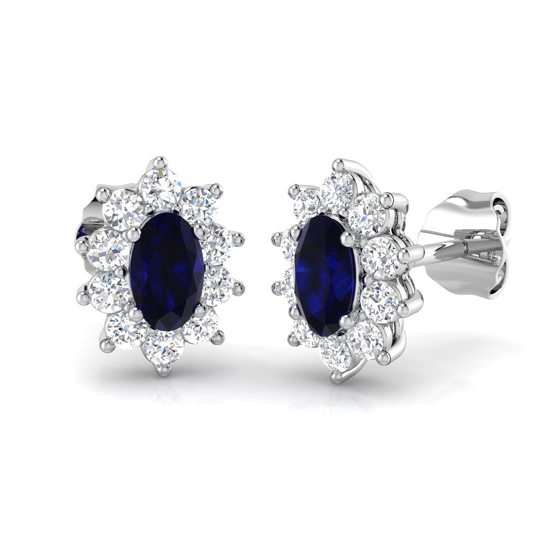 SE4589 — Earrings - 9k White Gold