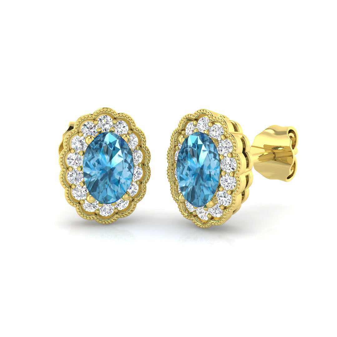 SE4590 — Earrings - 9k Yellow Gold