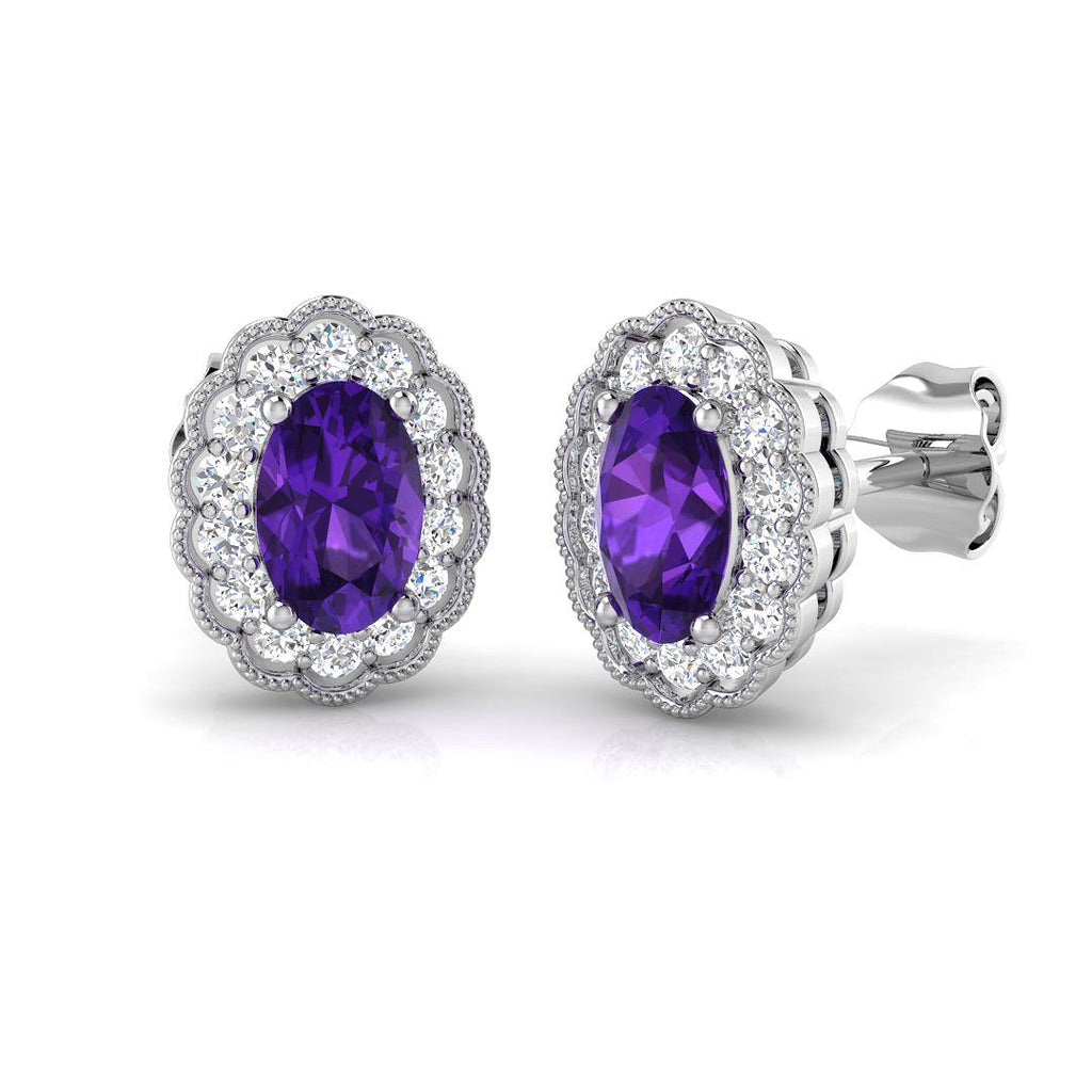 SE4590 — Earrings - 9k White Gold