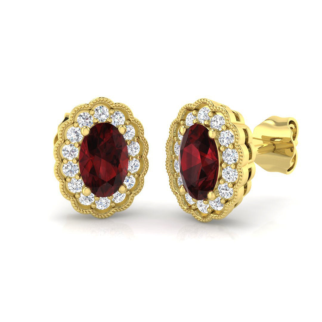 SE4590 — Earrings - 9k Yellow Gold