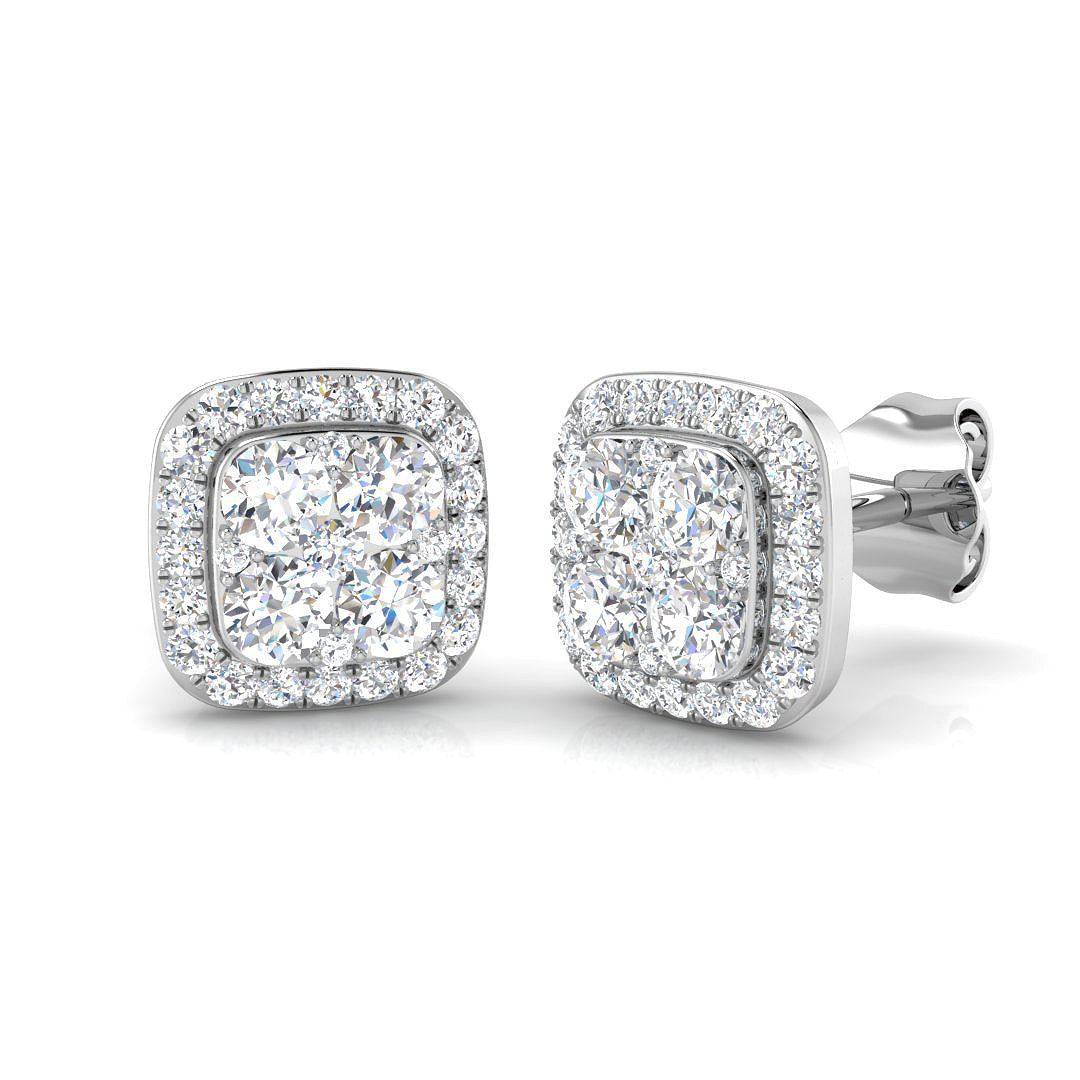 SE4593 — Earrings - 9k White Gold
